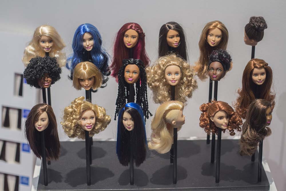 Tête à coiffer parlante Barbie collection